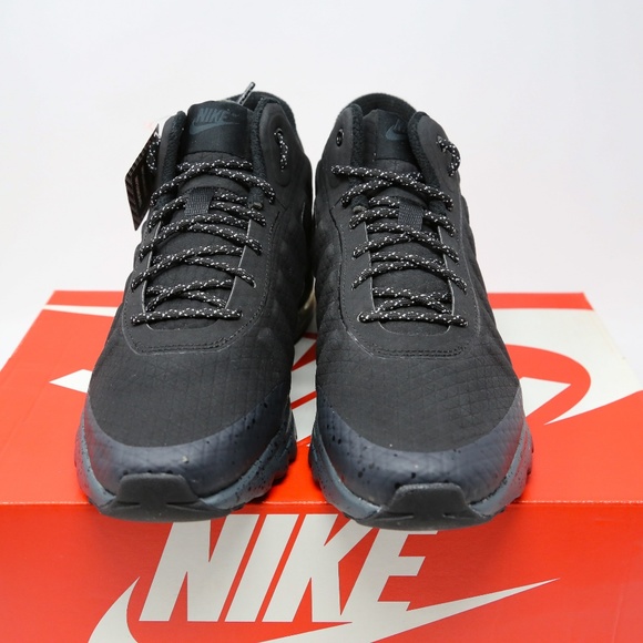 Nike Air Max Invigor Mid Black Running Shoes sz 8 - Picture 2 of 6